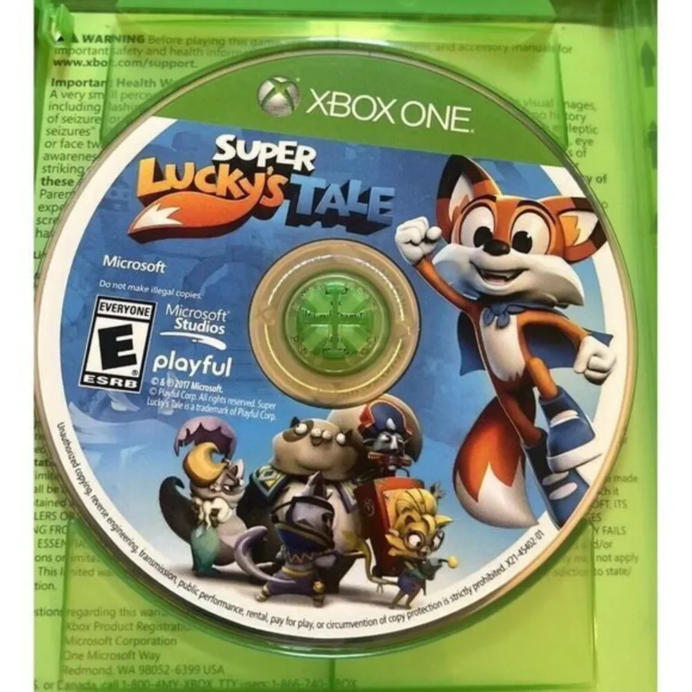 Super Lucky's Tale - Microsoft Xbox One Game - Original Case W/ Disc‎