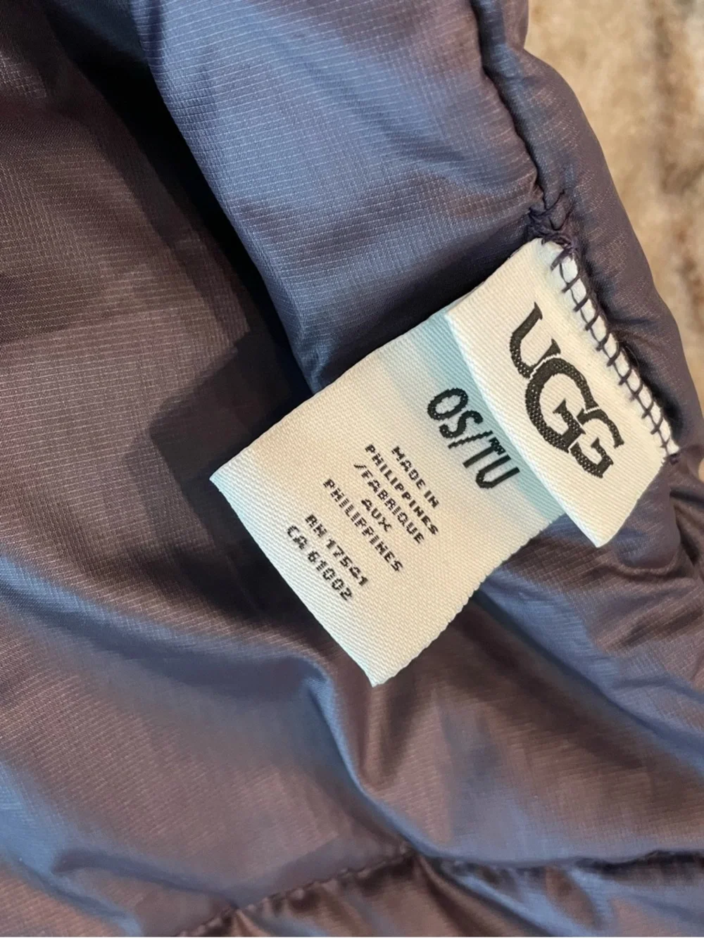 UGG puff scarf