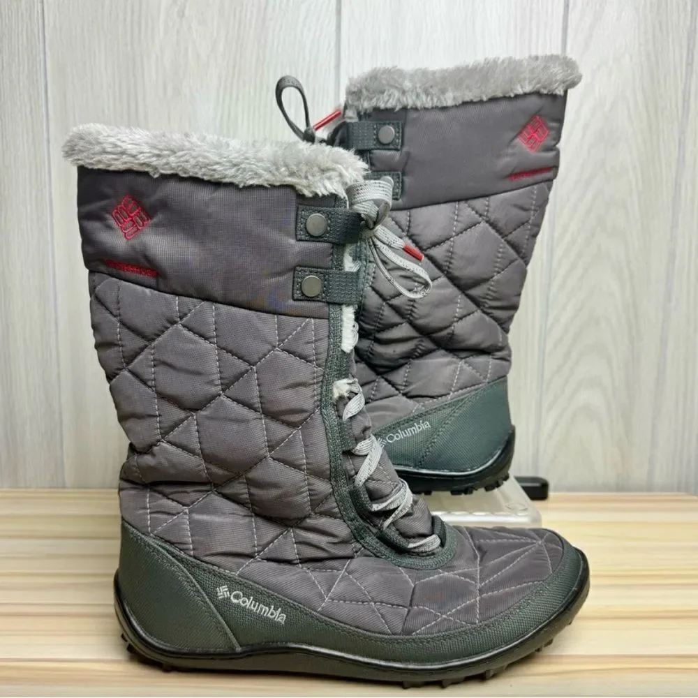 Columbia Minx Mid II Omni Heat Boot Size 6 Shale Gray Winter Boots Waterproof