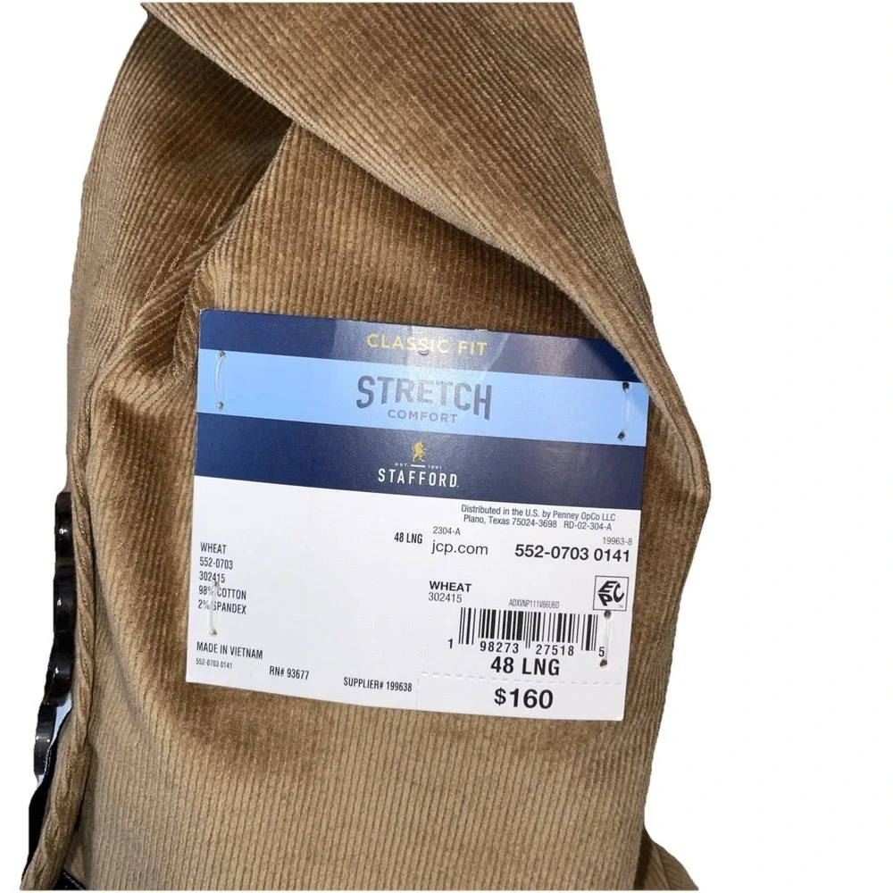 Stafford nwt corduroy
