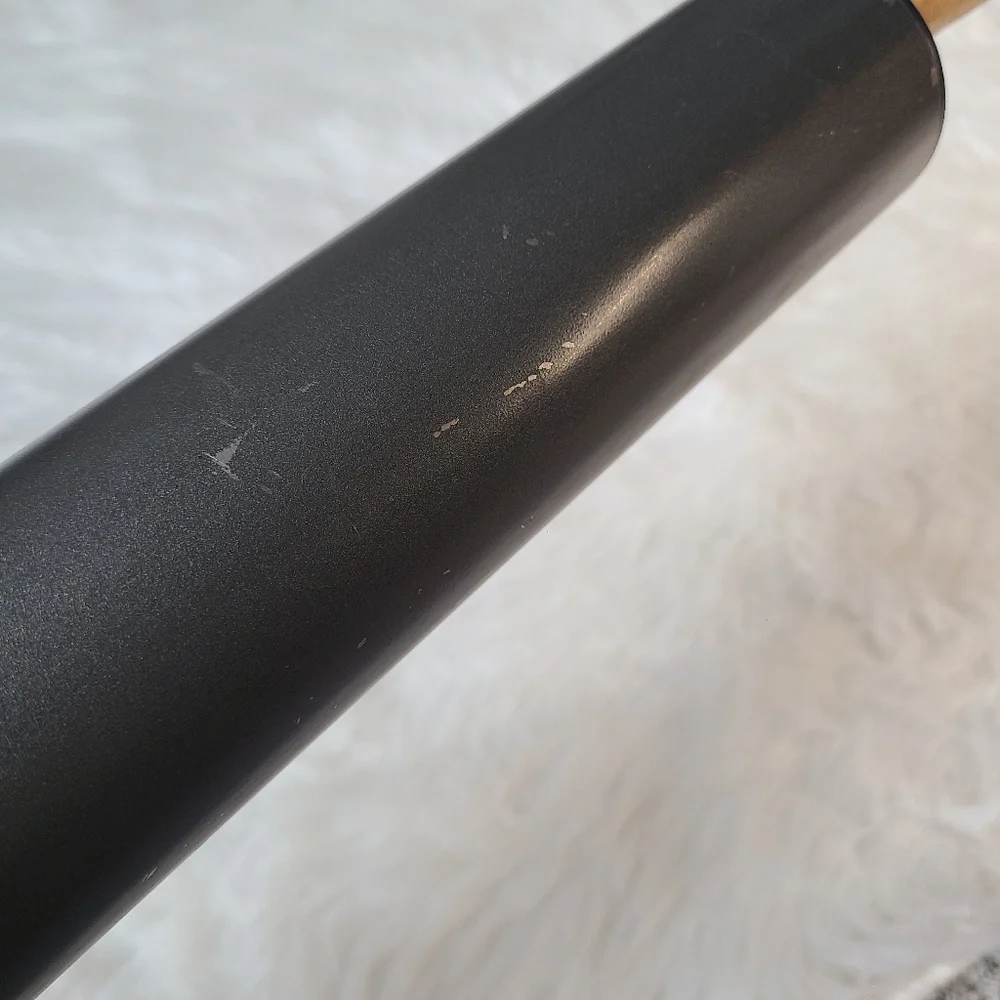 Gray Rolling Pin with Wooden Handles