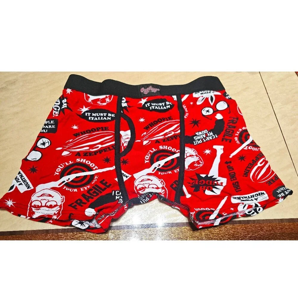 Men's Boxer Briefs, Cotton, A Christmas Story, Size M