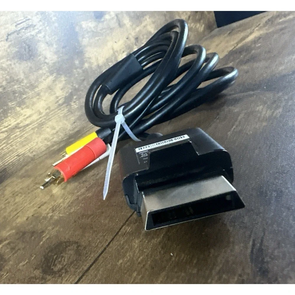 Xbox 360 Composite AV Cable Original Genuine RCA Audio Video Connector OEM Cord