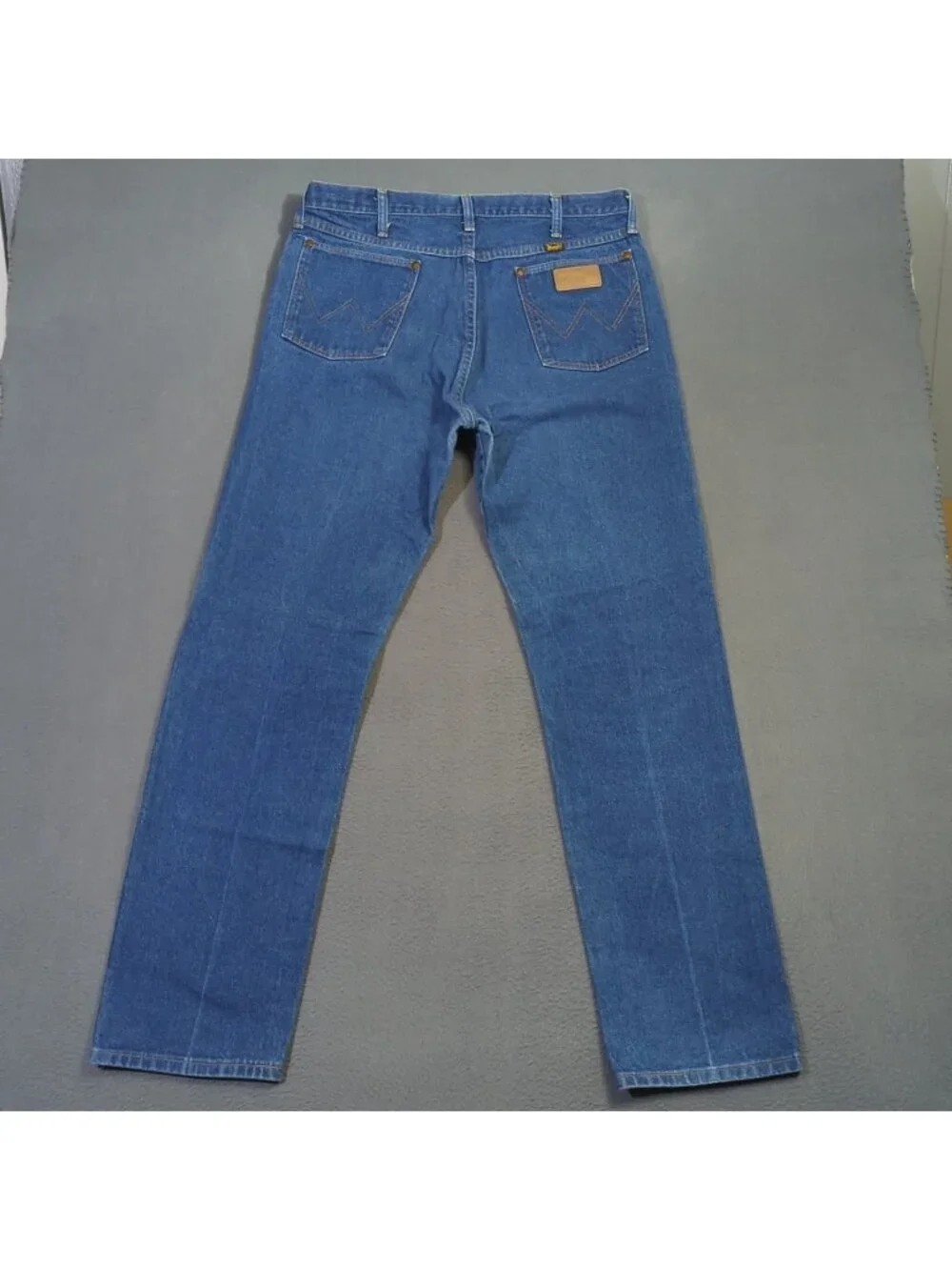 Wrangler VTG Jeans Men's 38x34 Fits 35x32 Blue 13MWZ Cowboy Cut Western USA Made