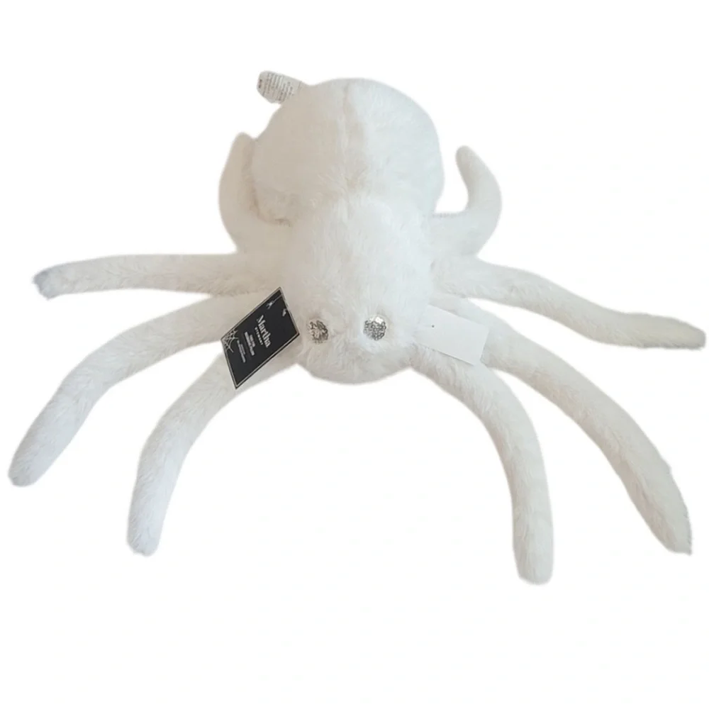 Martha Stewart Plush White Spider Pillow