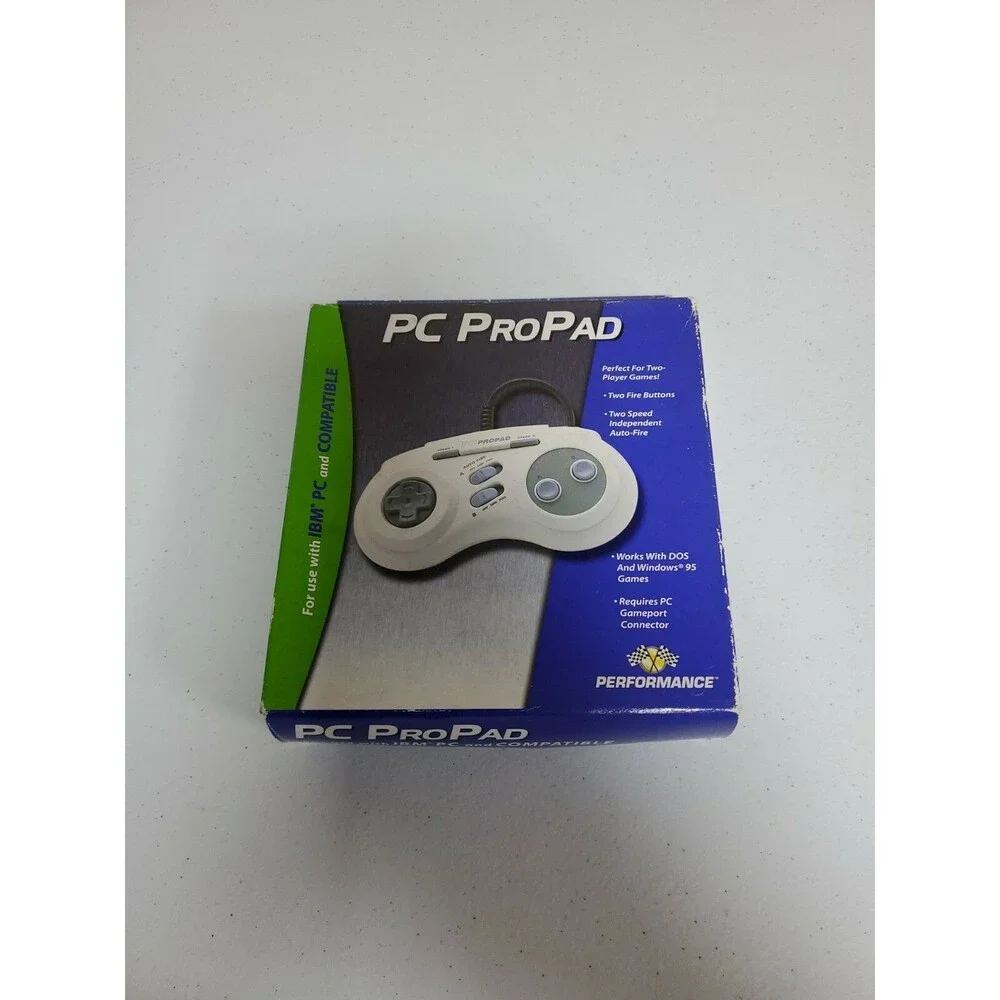 INTERACT PROPAD WIRED WHITE CONTROLLER PC SERIAL SV-255 NIB