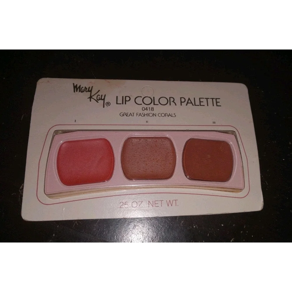 Mary Kay Lip Color Palette Trio Great Fashion CORALS Discontinued 0471‎