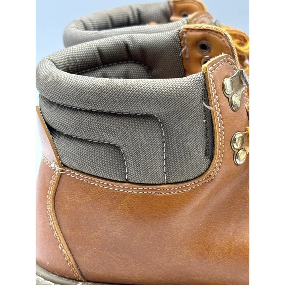 SIMMS Fly Fishing River Wading Boots Felt‎ Sole Leather Brown/Green - Size 7
