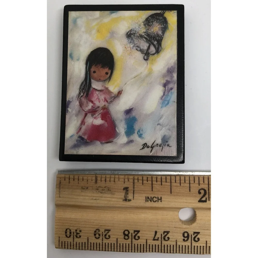 Vintage DeGrazia Magnet La Campana De Esperanza Gallery in the Sun Southwestern‎