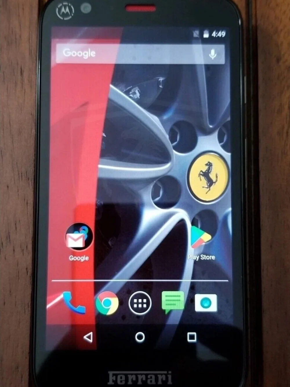 Motorola Moto G 4G 16GB Ferrari Developers Edition Prototype Mexico Exclusive
