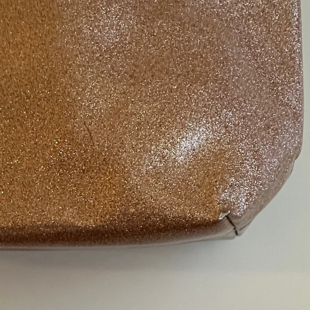Kate Spade Rose Gold Sparkle Bon Shopper Tote