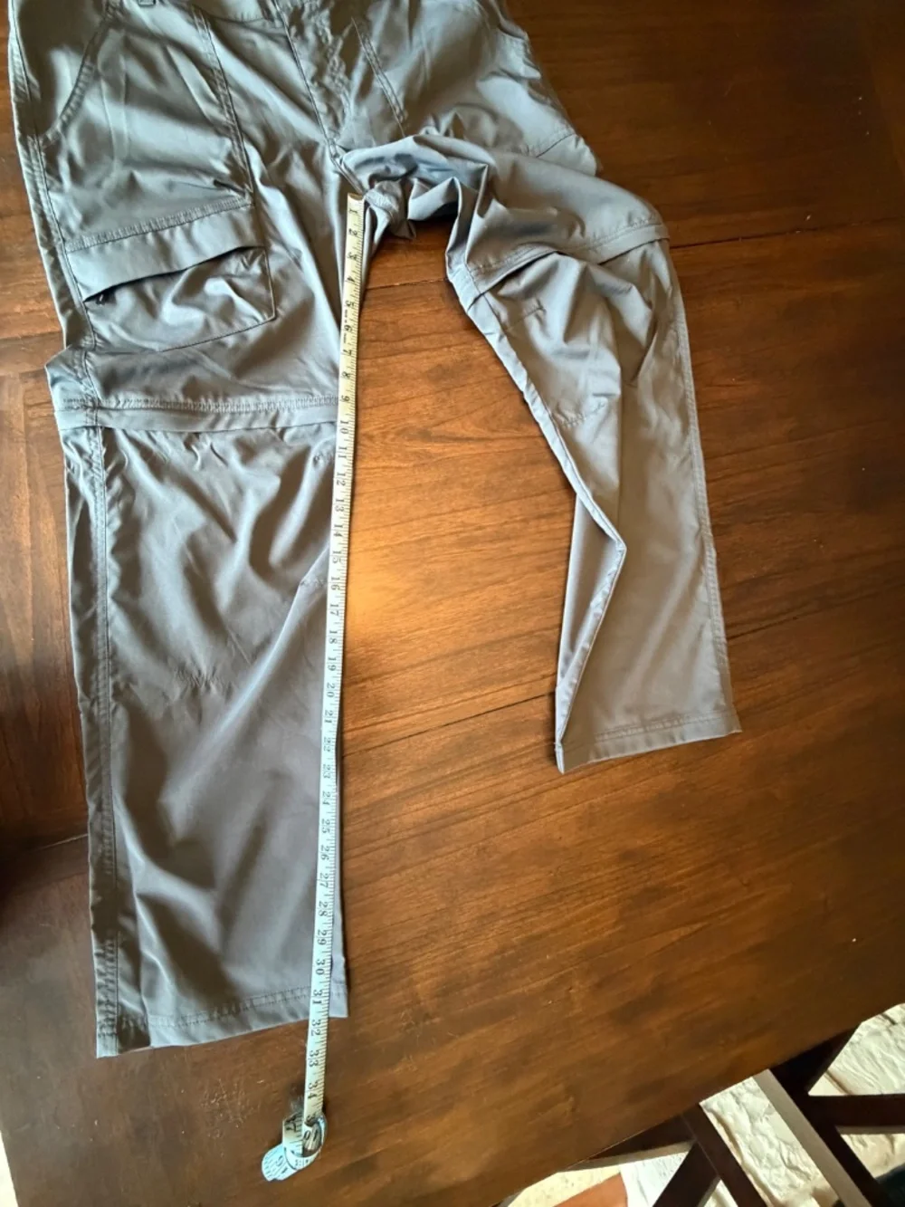 Columbia Women's Slate Grey Kestrel Trail Convertible Hiking Pants, Size 14