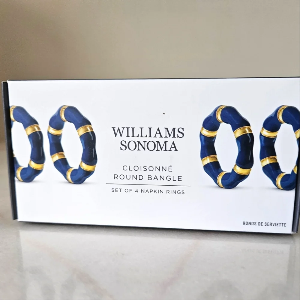 Williams Sonoma Blue Napkin Set