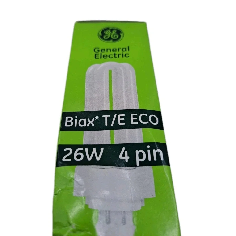 GE F26TBX/827/A/ECO 4Pin Compact Fluorescent Lamp 26 Watt Biax CASE OF 10!