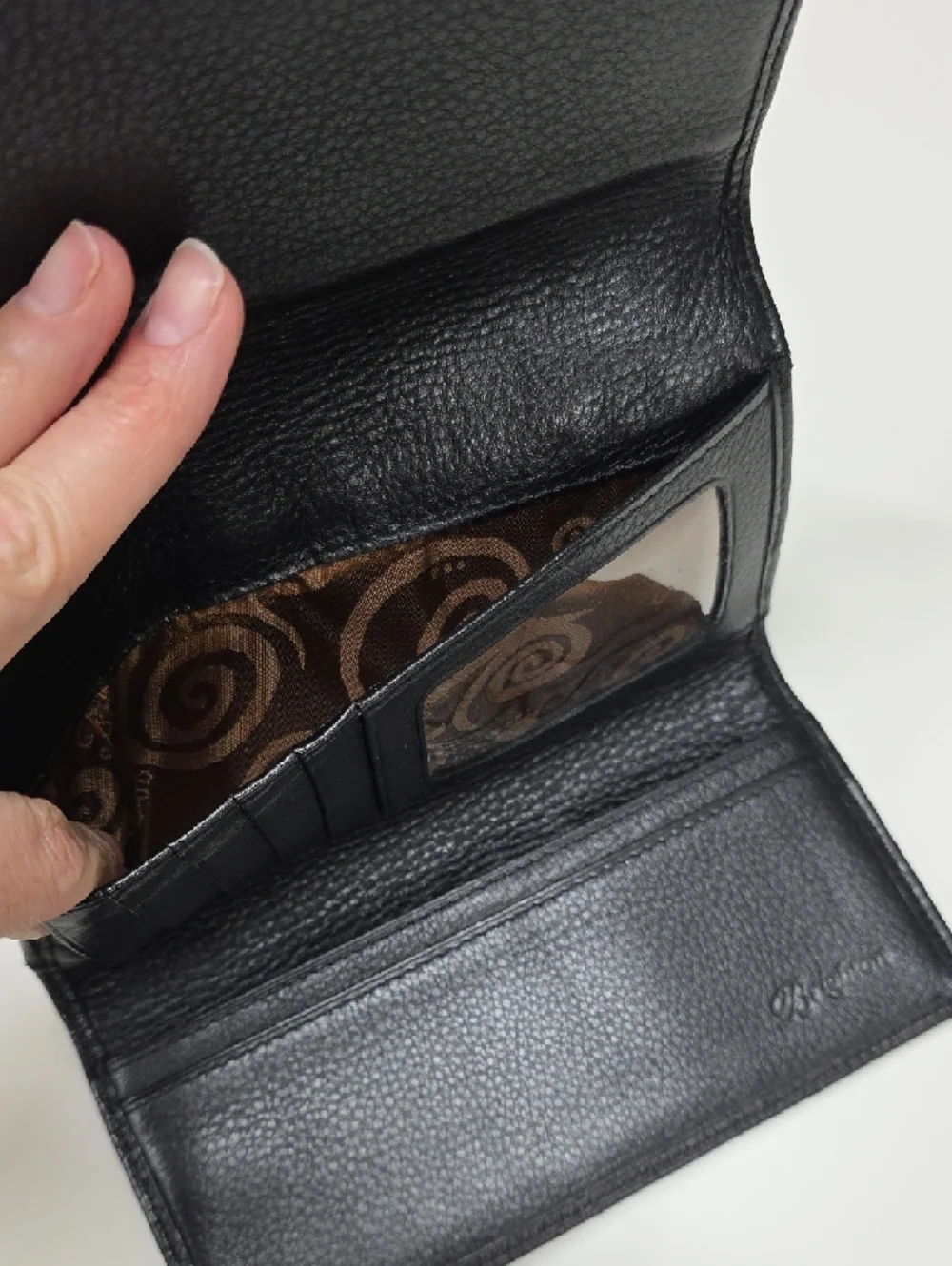 Brighton leather trifold