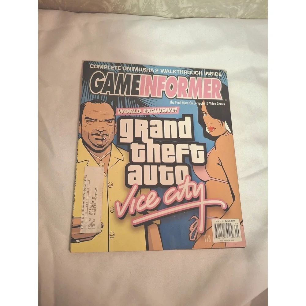 Game Informer Magazine Issue 113 September 2002 GTA Vice City VERY RARE PS2
