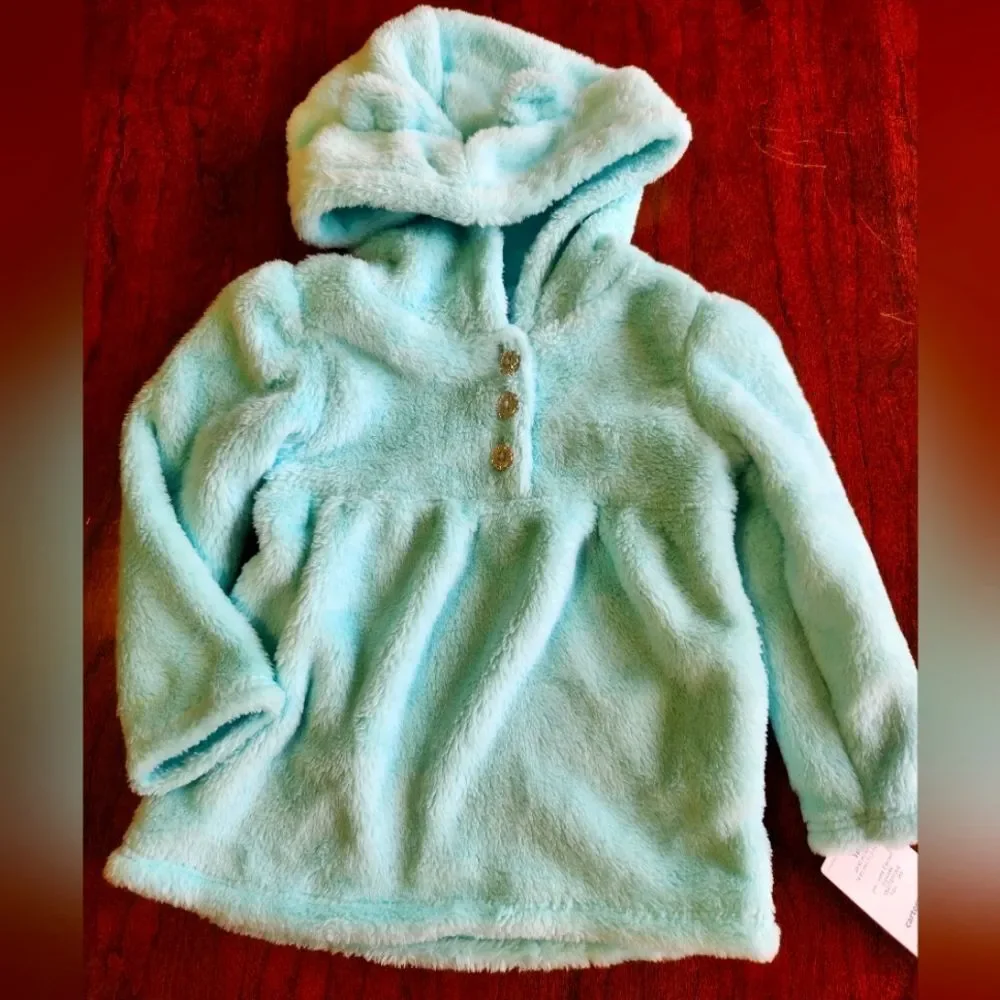 Carters Hooded Cozy Sweater Size 18 Months