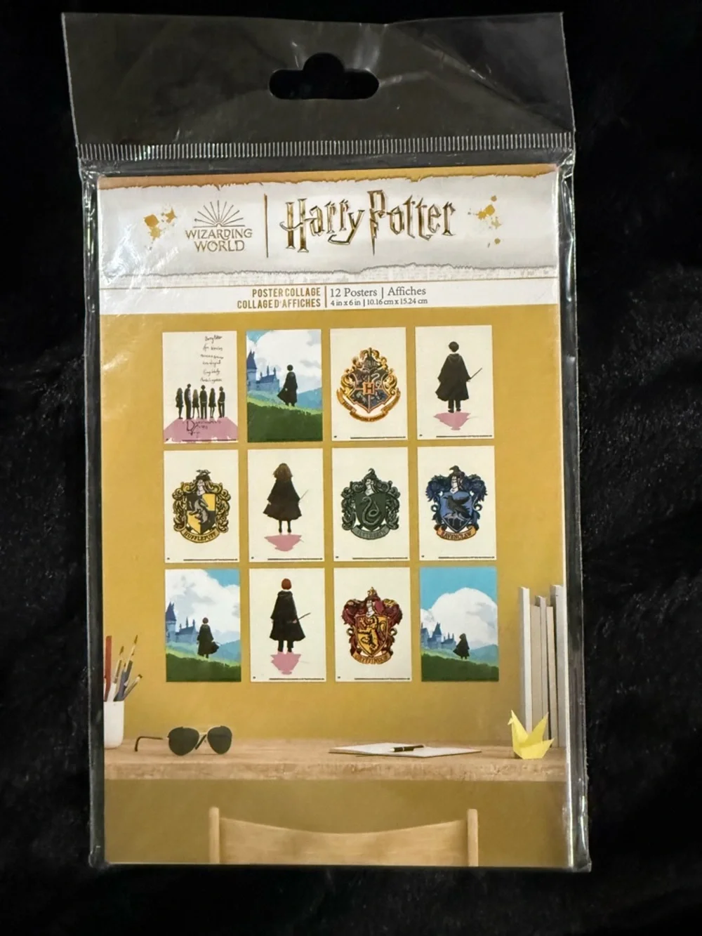 Harry Potter Wall Posters 12-Pack Wall Art Set 4x6 Inches