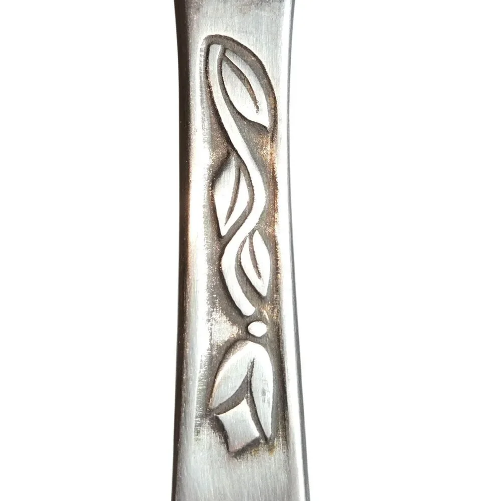 Amefa‎ Holland Tulip Time Mid Century Stainless Steel 39pc. Partial Flatware Set