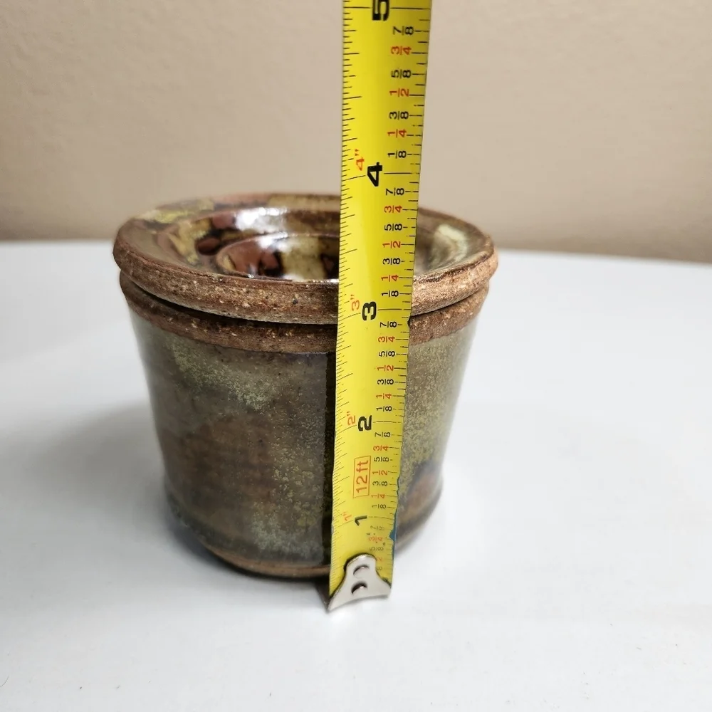 Apex Pottery Stoneware Brutalist Egg Seperator