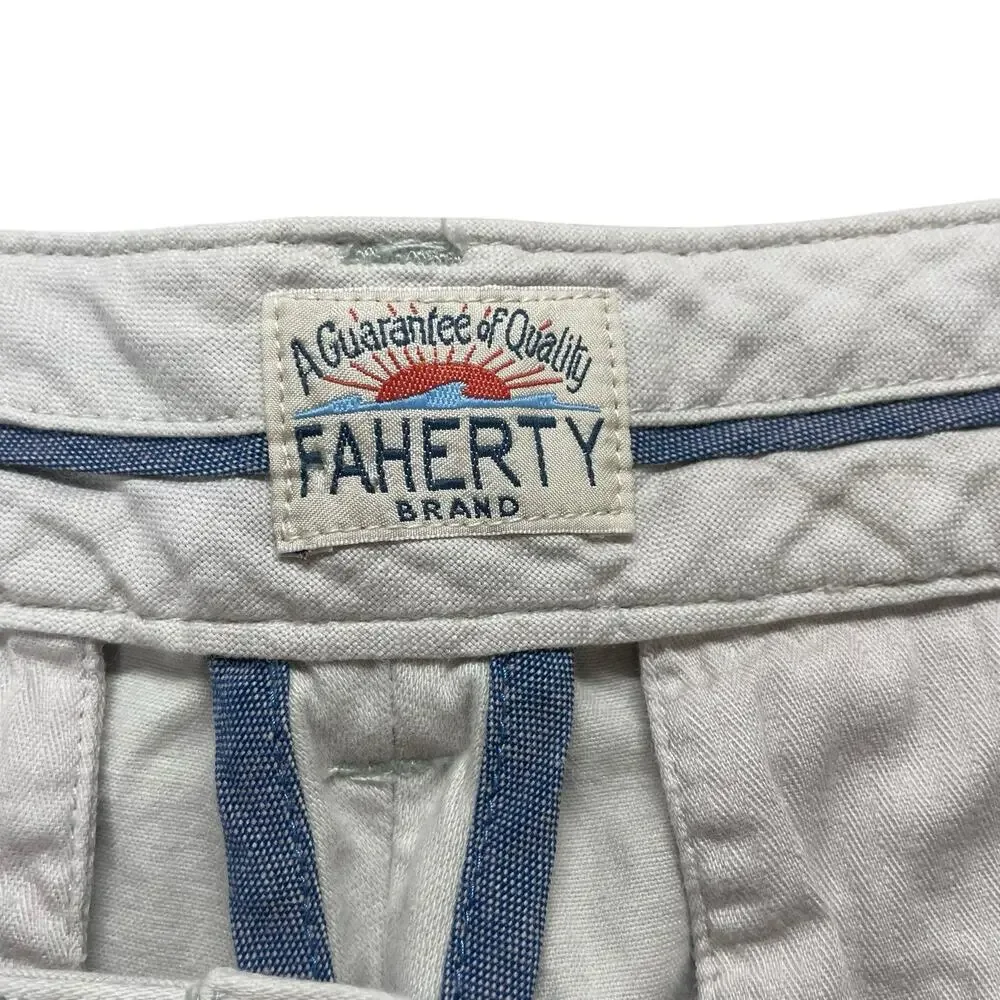 Faherty Coastline Chino Shorts Mens Sz 30 Gorpcore Preppy Stretch 9 inch Inseam