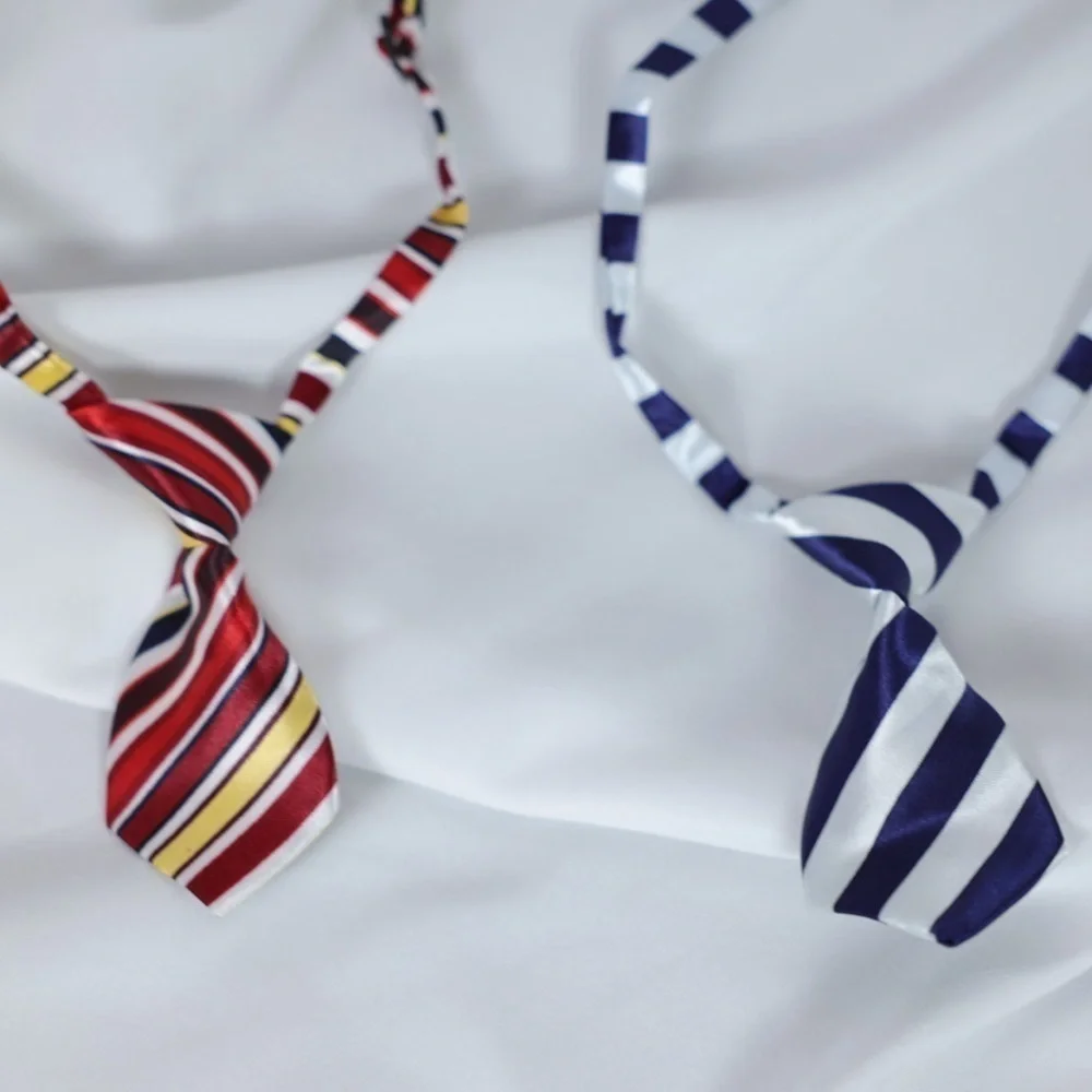 🅽🅴🆆 striped adjustable dog tie cat pet tie, funny pet ties dog cat clothes