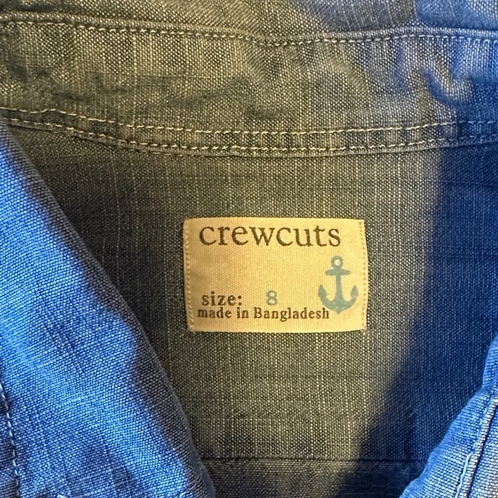 Crewcuts Casual Chambray Button Down Shirt