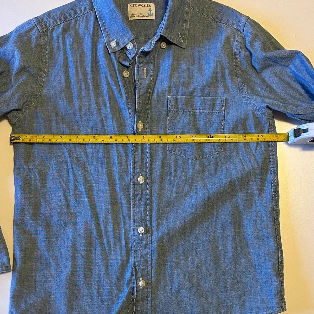 Crewcuts Casual Chambray Button Down Shirt