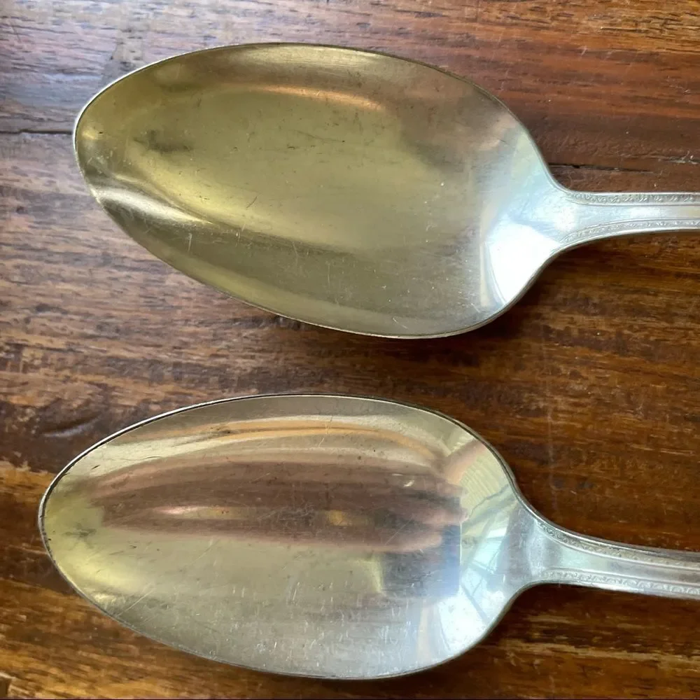 Vintage 1927 R C Co Orleans Set of 3 Dinner Spoons