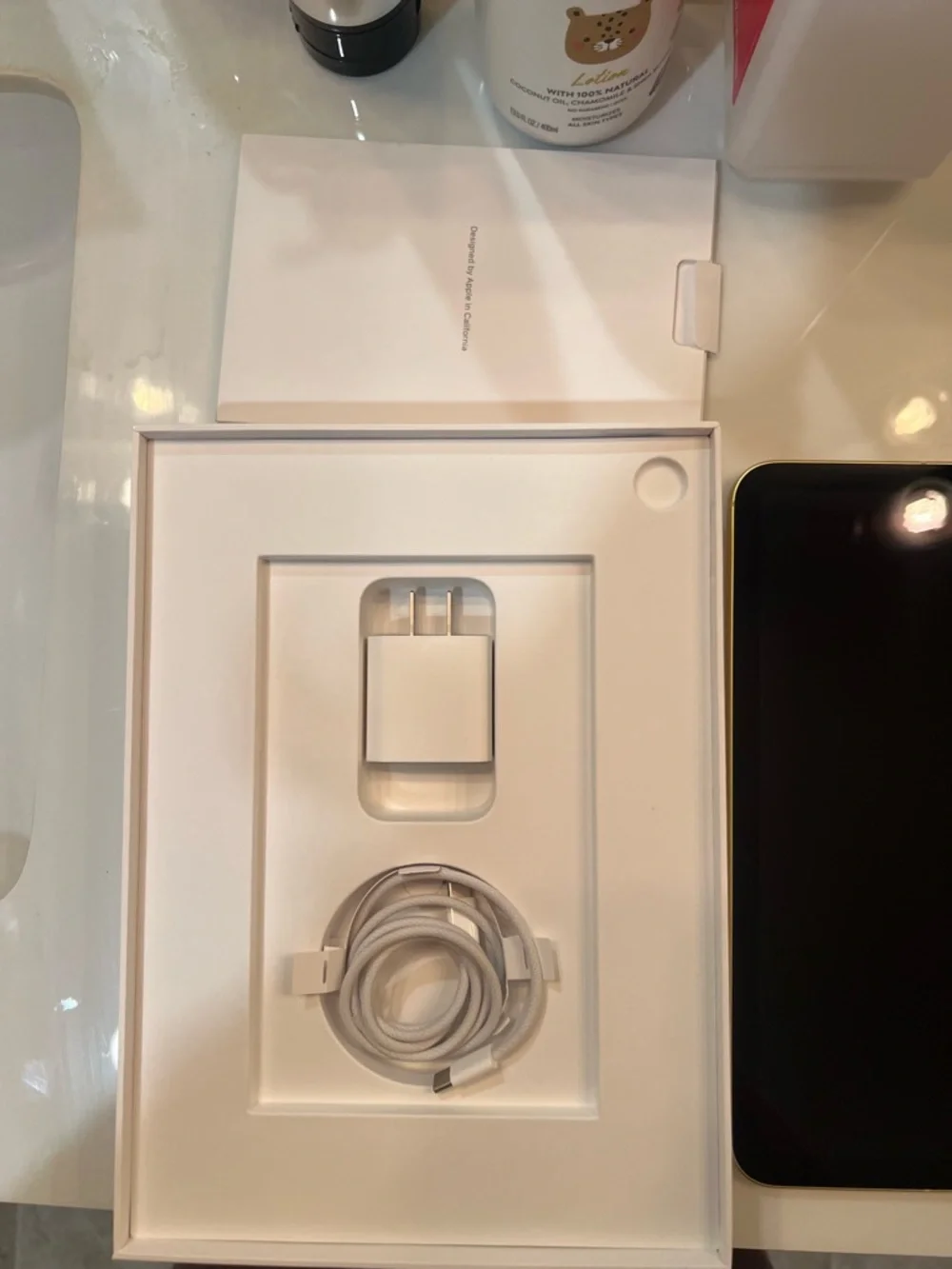 Apple tablet featuring