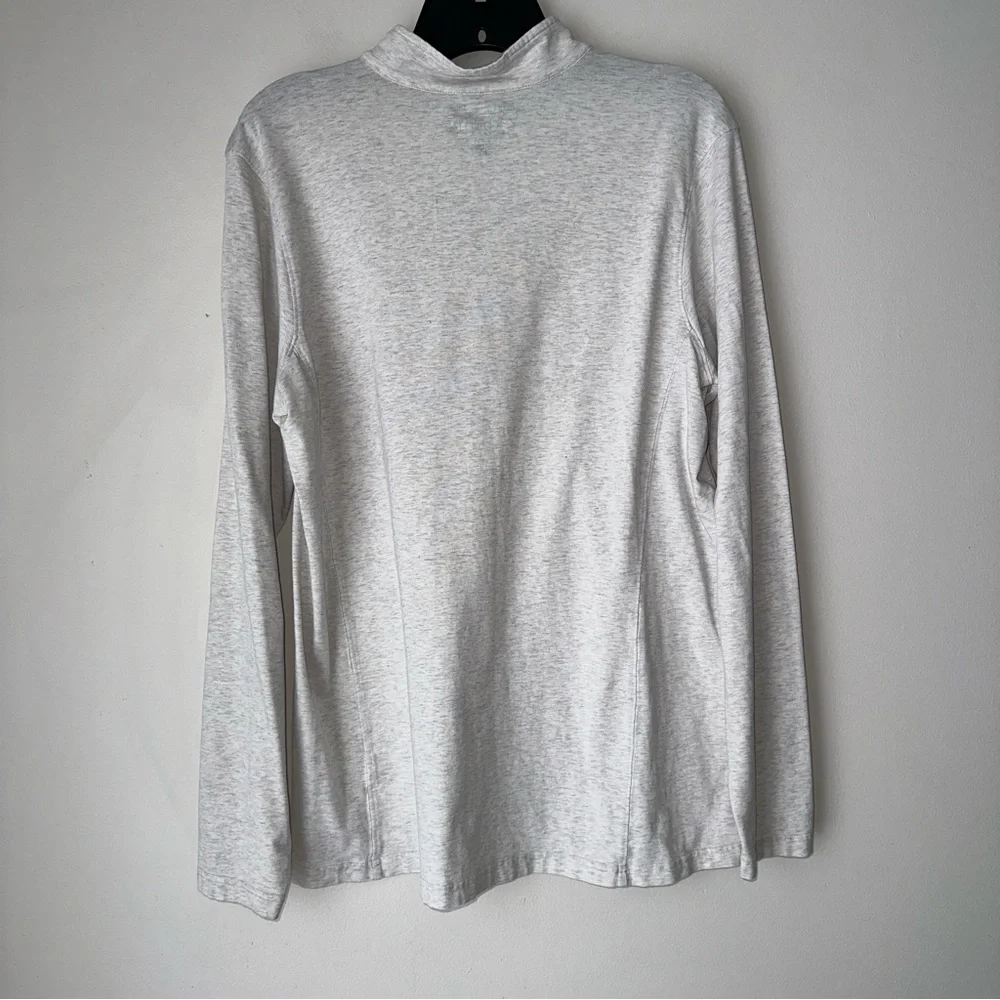 Coolibar Pullover Sweatshirt Quarter Zip UPF 50+ Sun Protection Long Sleeve XL