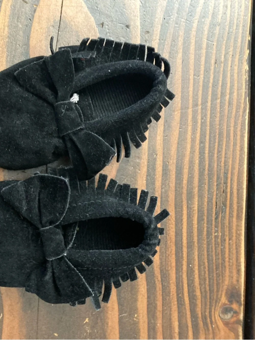 Baby Moccasin in Black