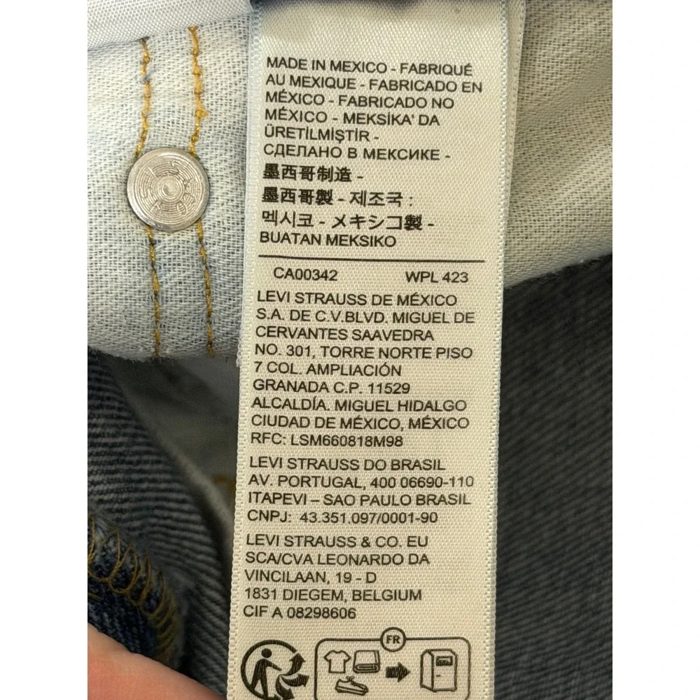 Levi's 505 Regular Fit Straight Leg Men's Blue Denim Jeans W36 L34 Normcore