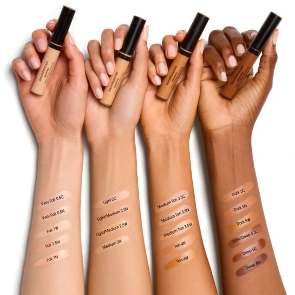NWT bareMinerals LIQUID MINERAL CONCEALER Tan 4W