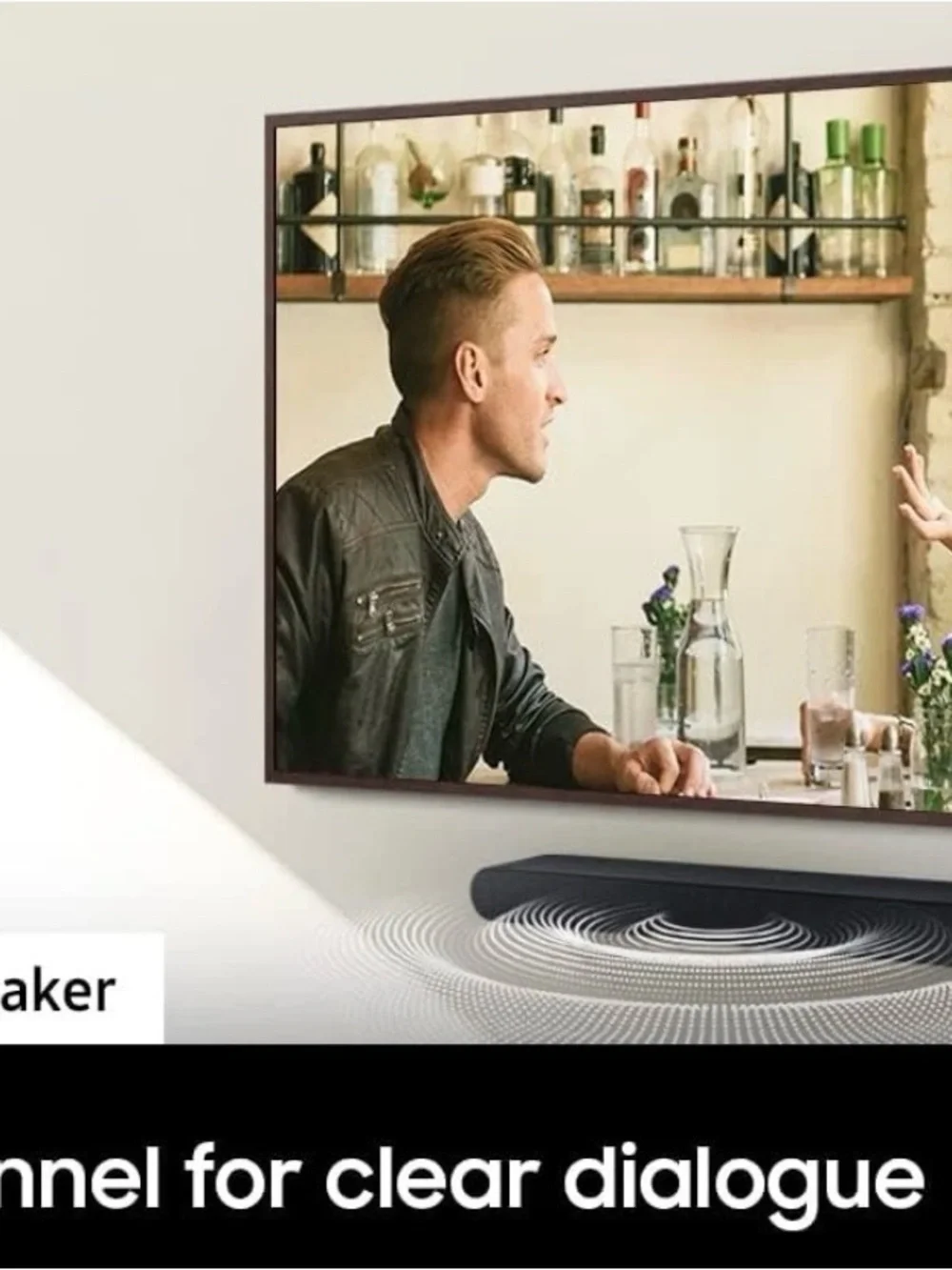 Black Wireless Soundbar Portable Speaker - Unbranded