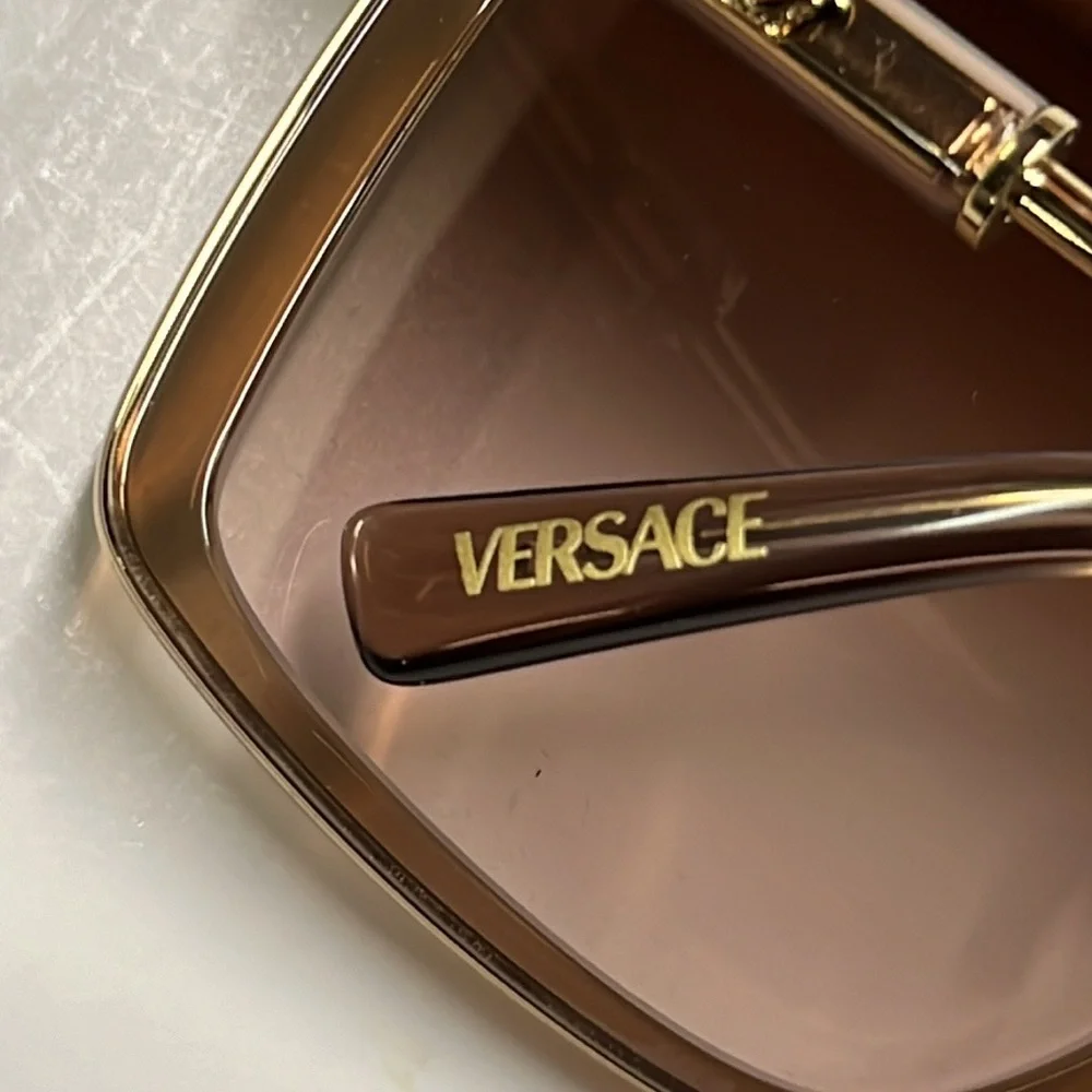 Versace out brown