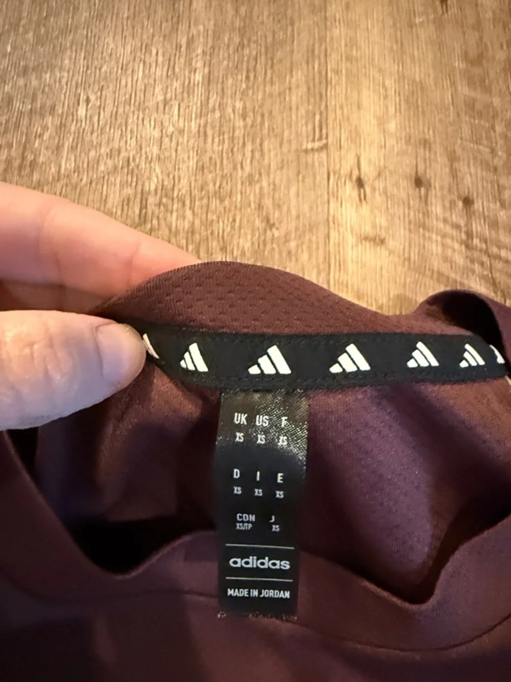 adidas Men's Maroon Athletic Short Sleeve Tee
