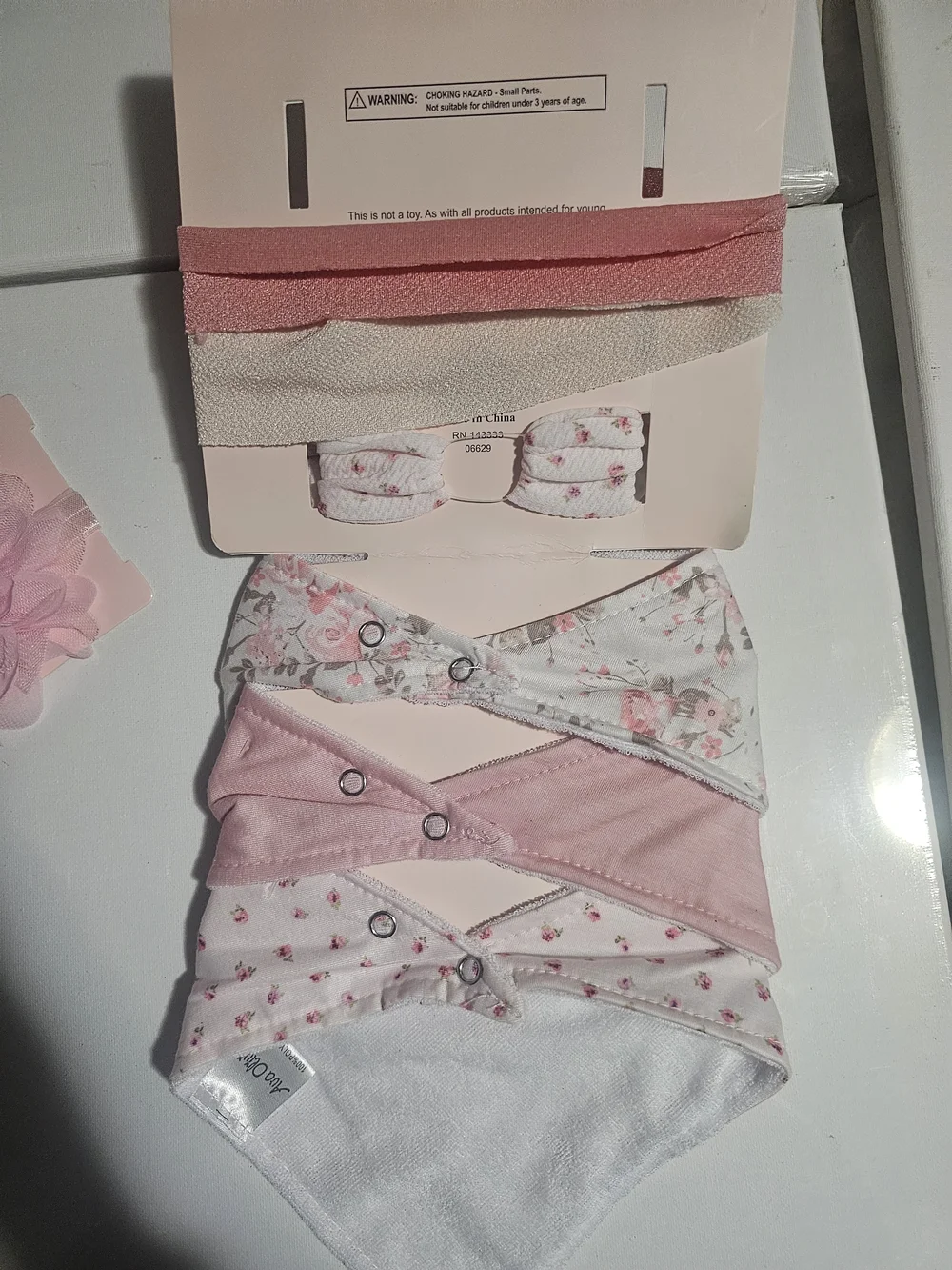 Ava Olivia Baby Bandana Bibs and Headband Set Nwt