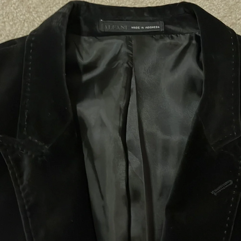 Alfani suede suit coat XL