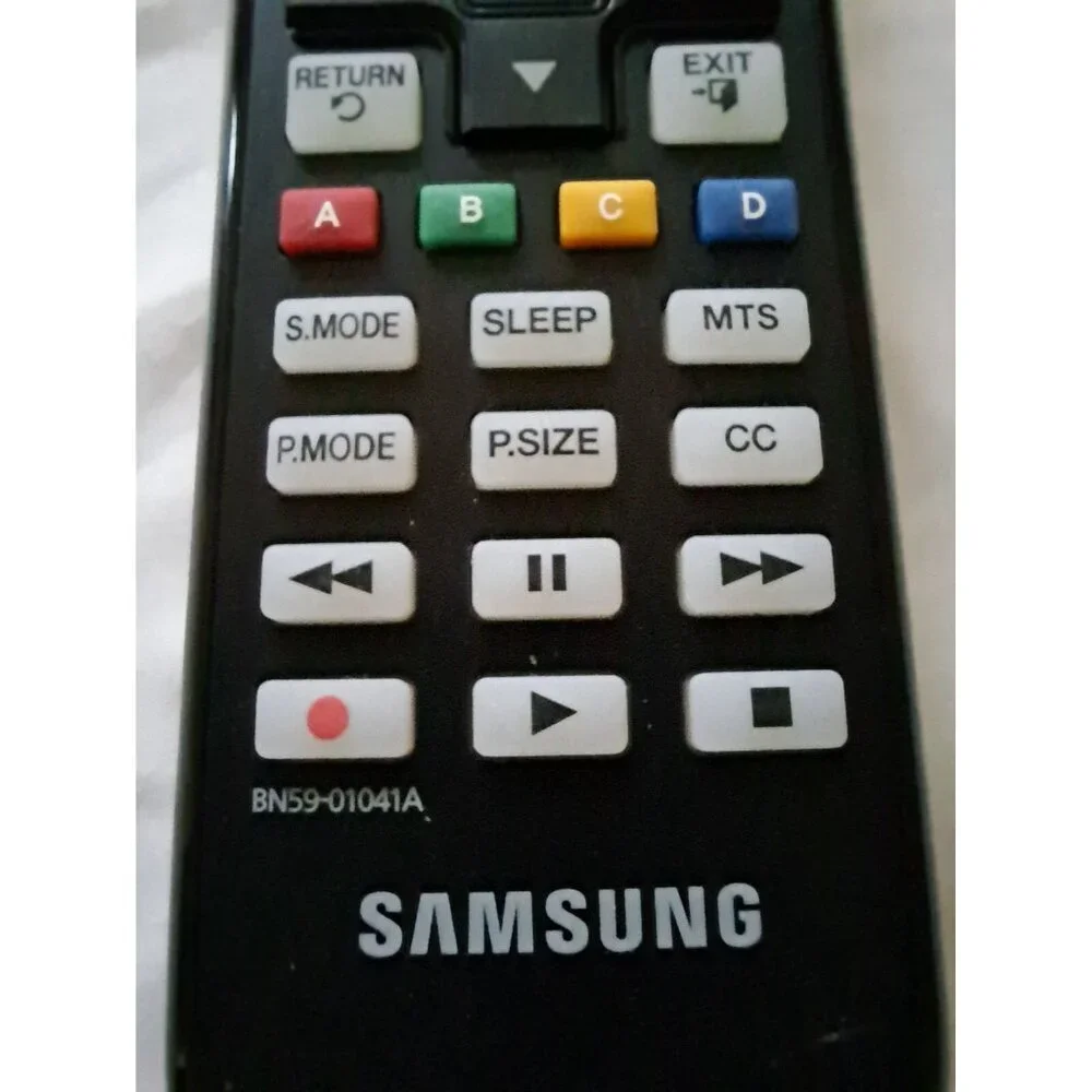 Samsung TV BN59-01041A Black TV Remote Control Battery Operated Rectangular‎