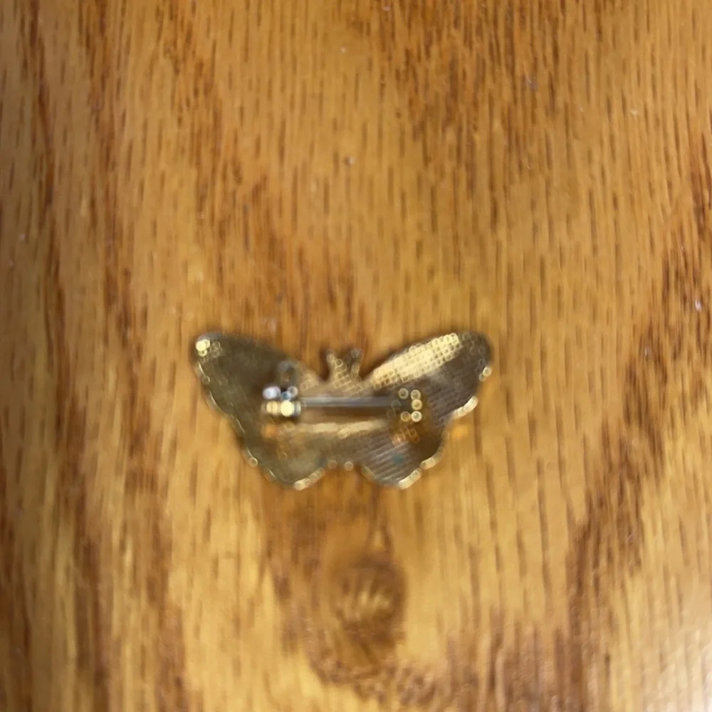 Pink Butterfly Pin Brooch