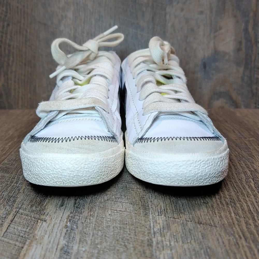 Nike Blazer Low '77 Jumbo Womens Size 9 White Black Sail Sneakers DQ1470-101