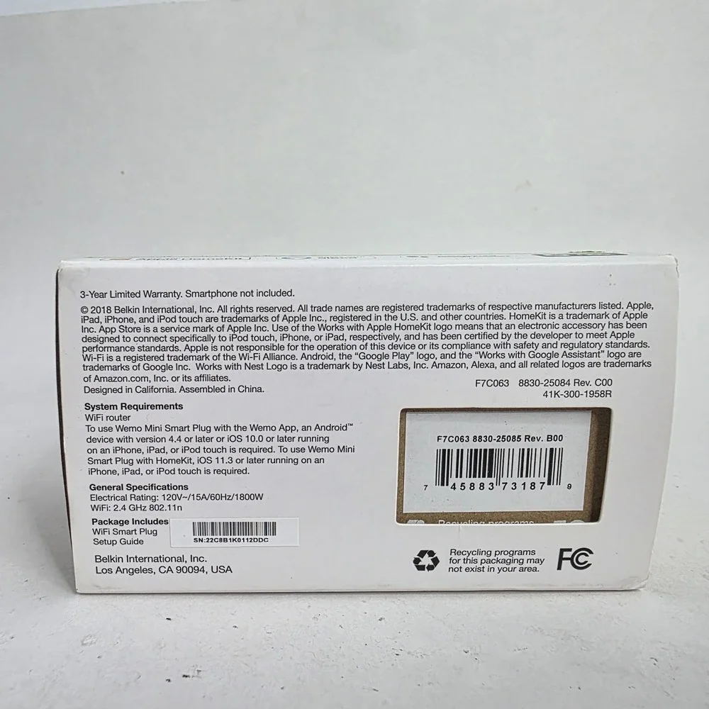 WeMo new box