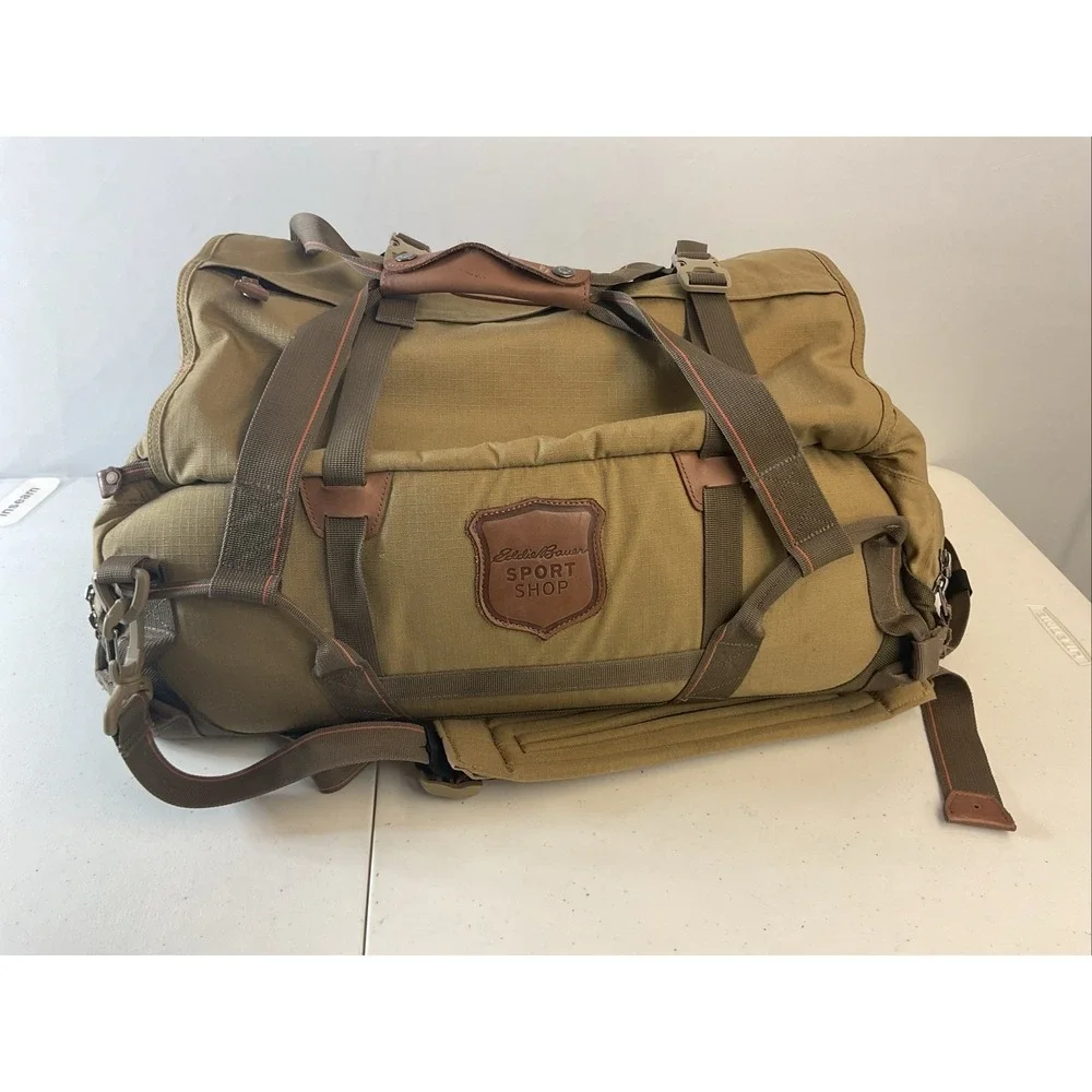 Eddie‎ Bauer Sport Shop Duffle Weekender XL Bag Work Bag Travel Bag ripstop