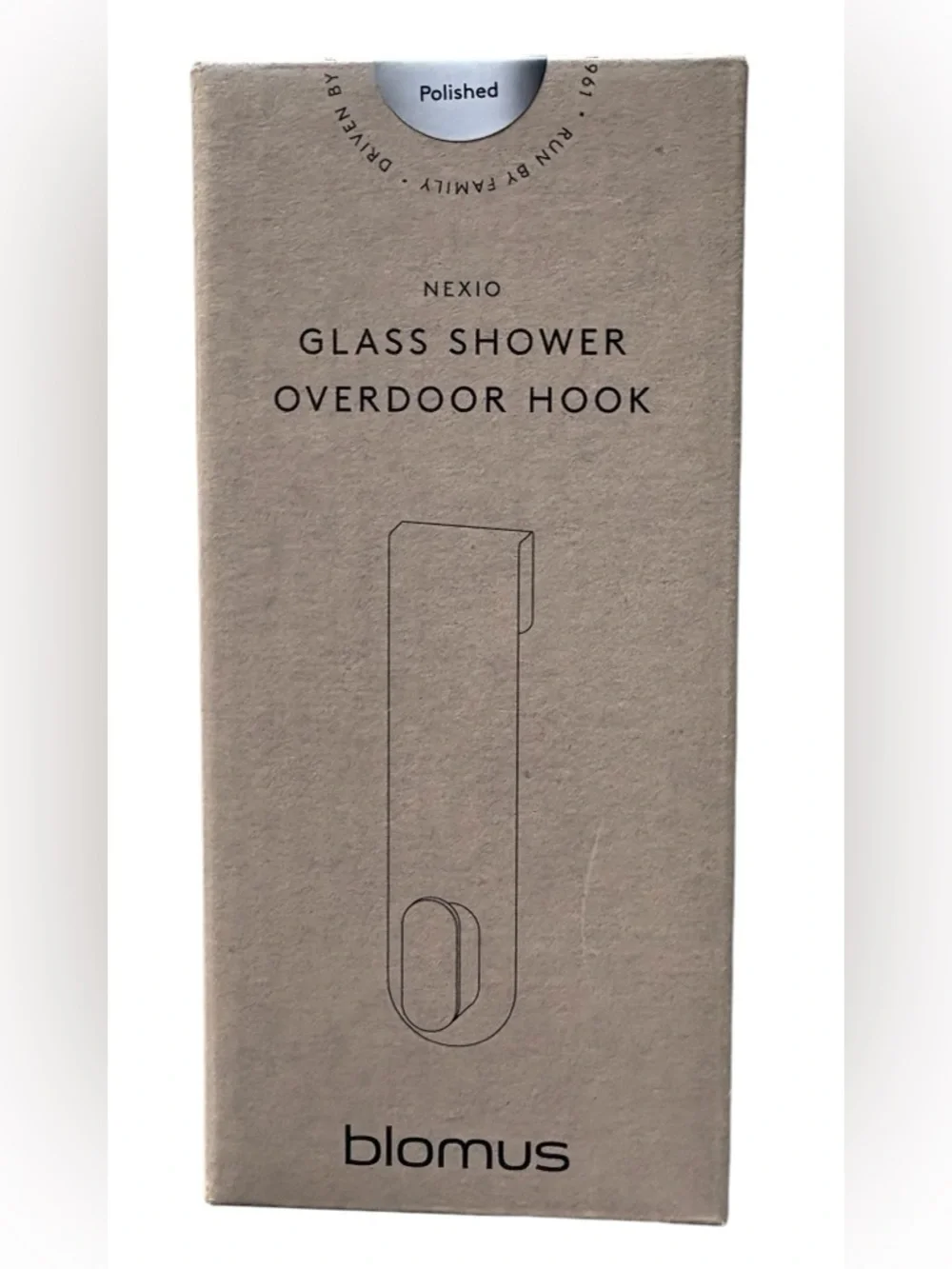 Blomus AREO Over Glass Hook Polished Stainless | NIB