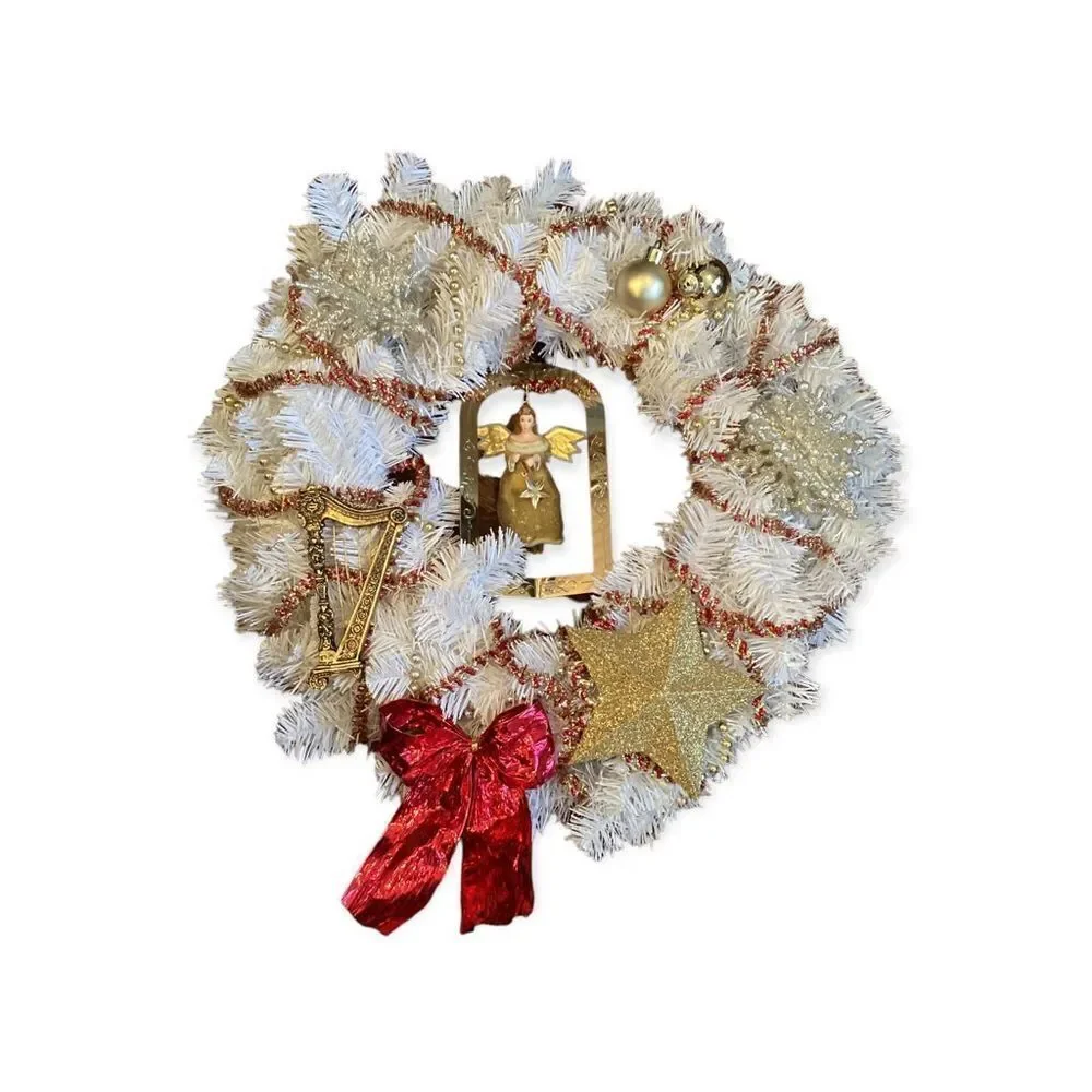Vintage Ornaments Hope Angel Wreath