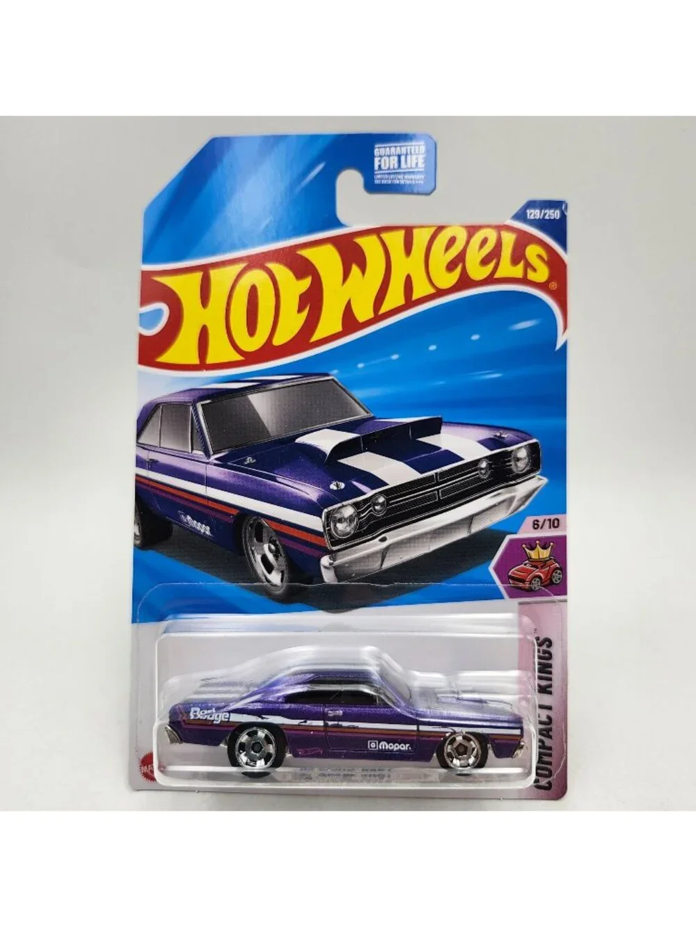 Hot Wheels 68 Dodge Dart Purple Compact Kings 6/10 129/250