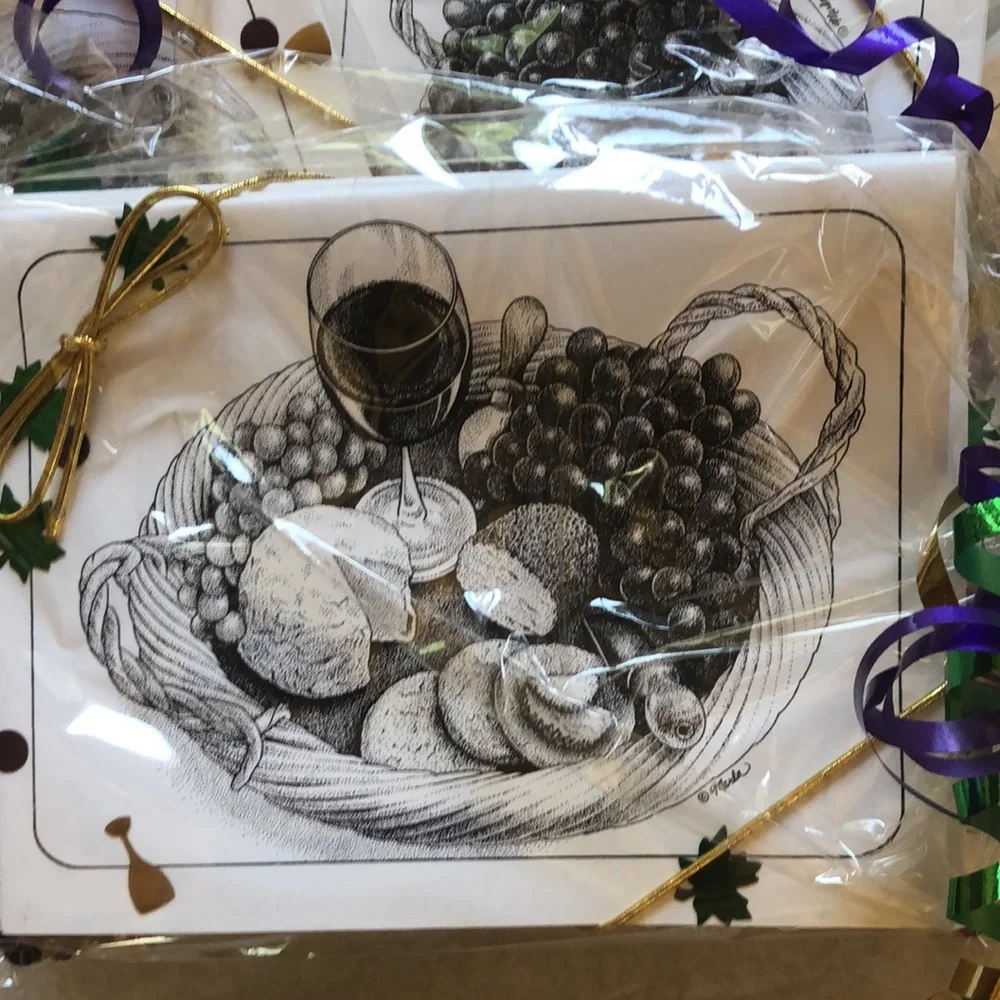 Wine & Cheese Notecards (2 packages)