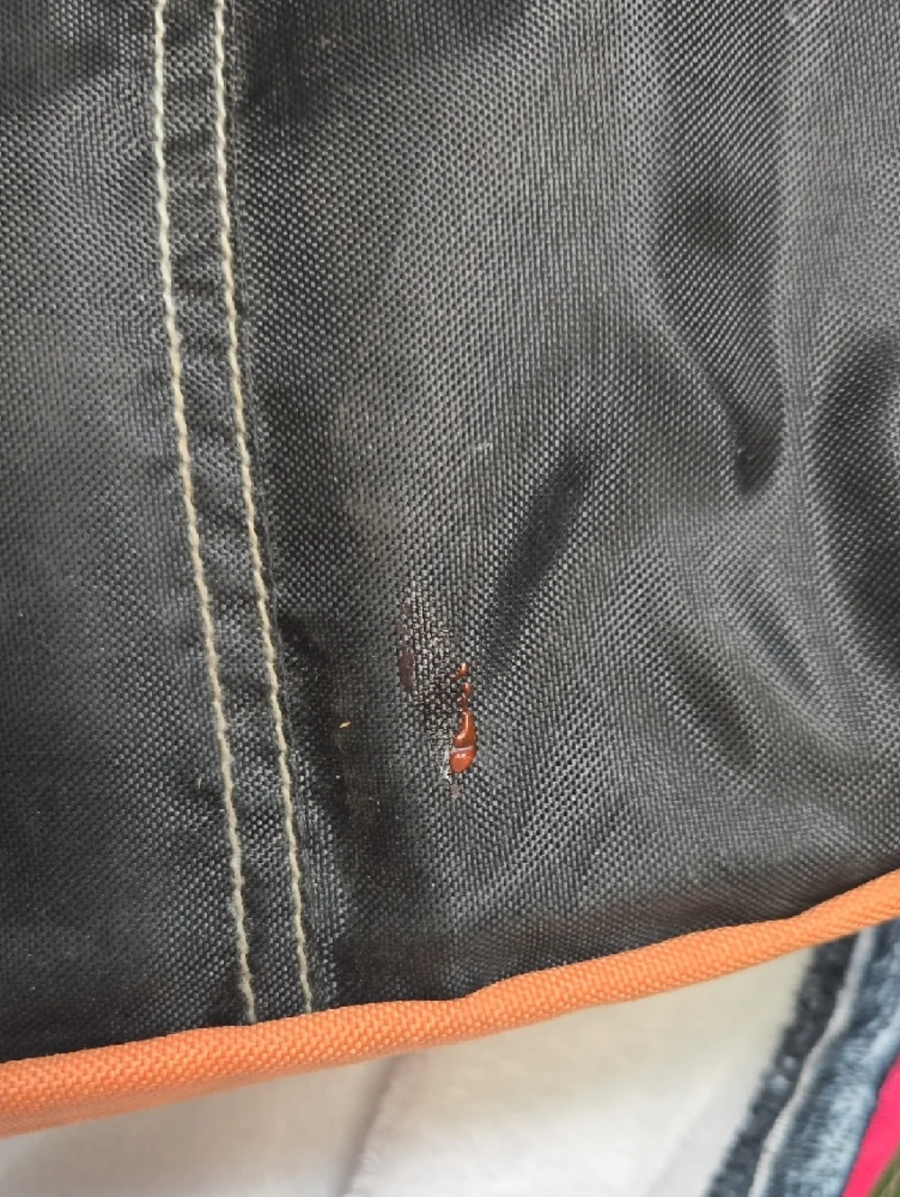 ☀️Levi's Orange Canvas Messenger Bag with Adjustable Strap