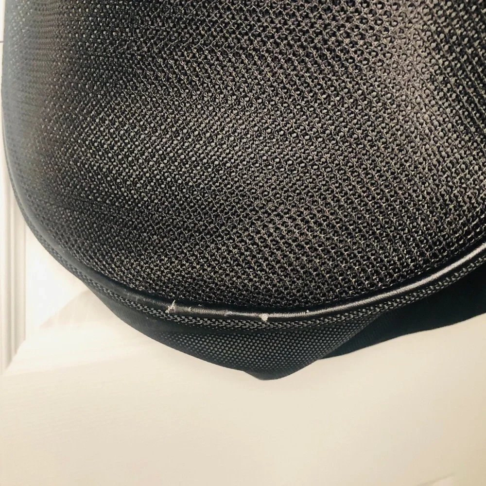 Art of Shaving Black Nylon Shoulder Tote with Mesh Side Pockets